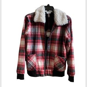 Nwt Knox Rose Womens Plaid Brushed 